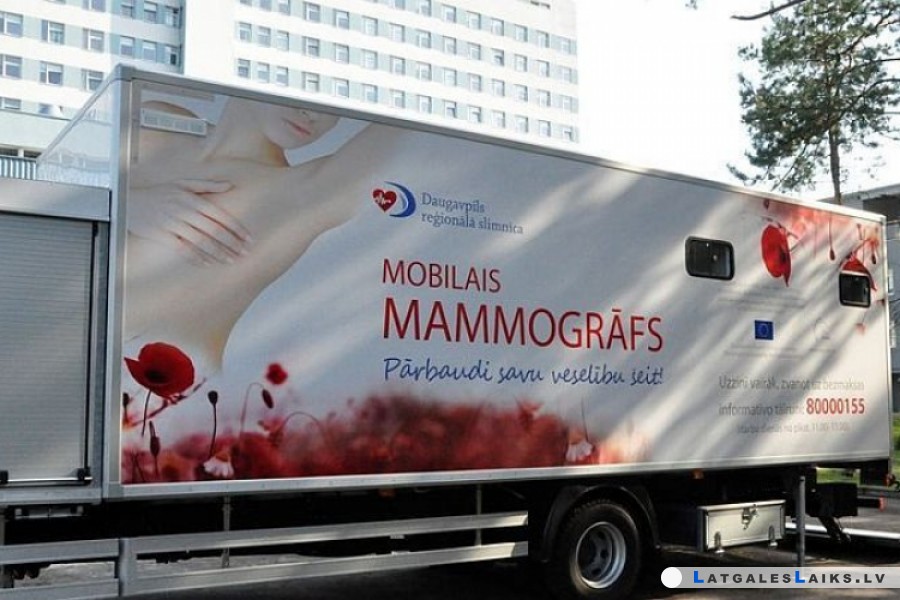 Mobilais mamogrāfs brauks un Daugavpils novada pagastiem