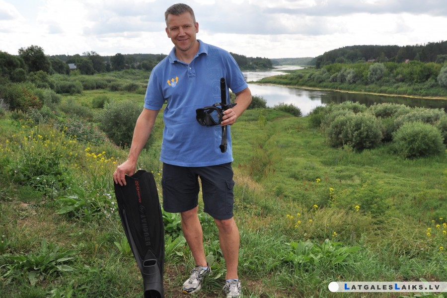 Uzvelc masku un ienirsti Krāslavas ūdeņos!
