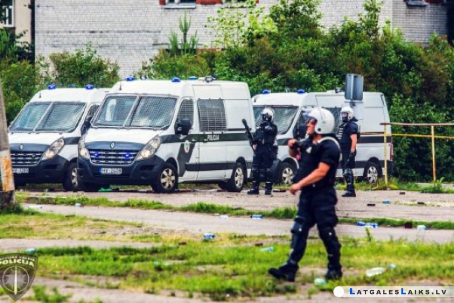 Valsts policijas mācībās “Nemieri 2018” Jēkabpilī
