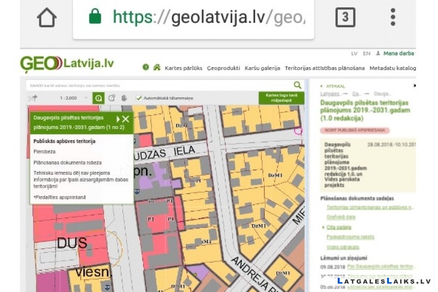 Notiek teritorijas plānojuma sabiedriskā apspriešana