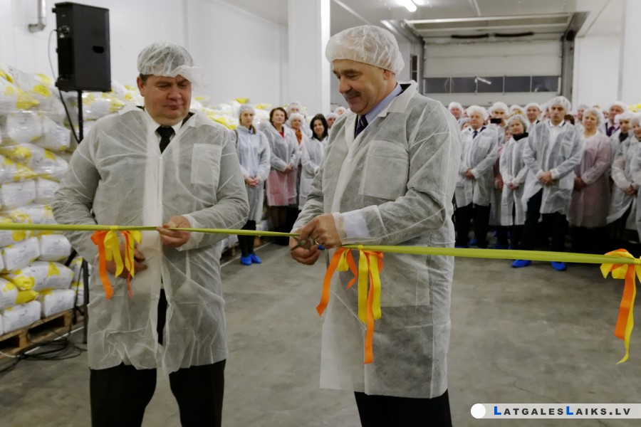 A/s „Preiļu siers” atklāja modernu sūkalu pulvera līniju