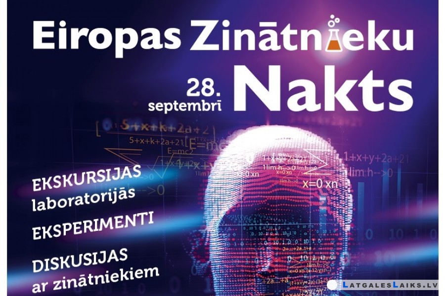 Visā Latvijā notiks Eiropas Zinātnieku nakts pasākumi