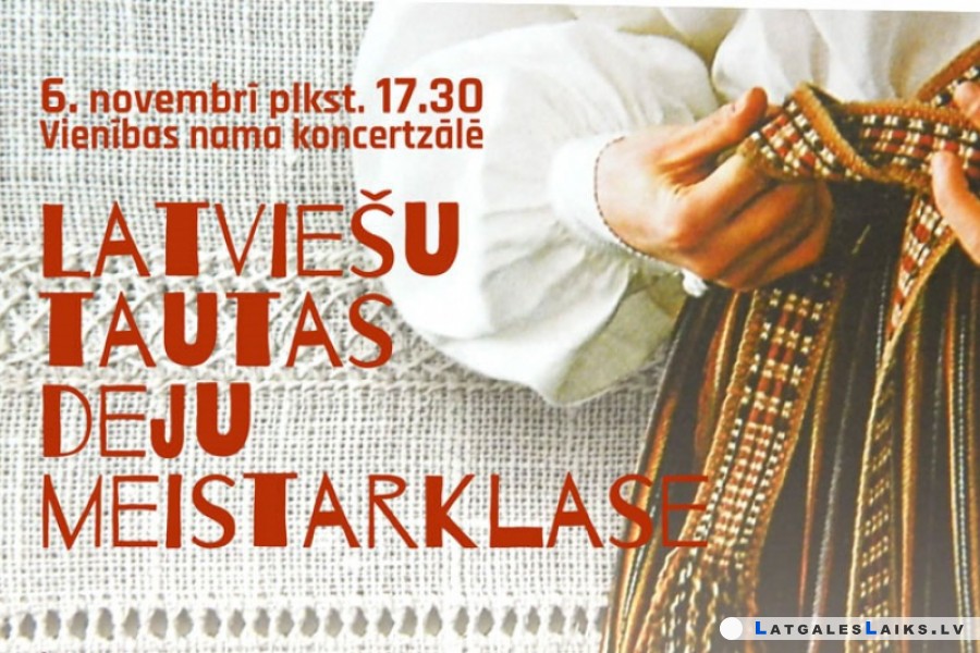 Vienības nama koncertzālē atvērtā treniņstunda kopā ar deju ansambli “Laismeņa”