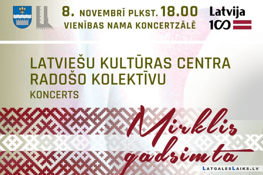 Radošo kolektīvu koncerts «Mirklis gadsimtā»