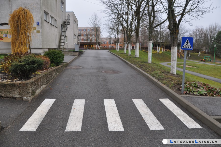 Mazie krāslavieši pazīst gājēju pāreju un luksoforu