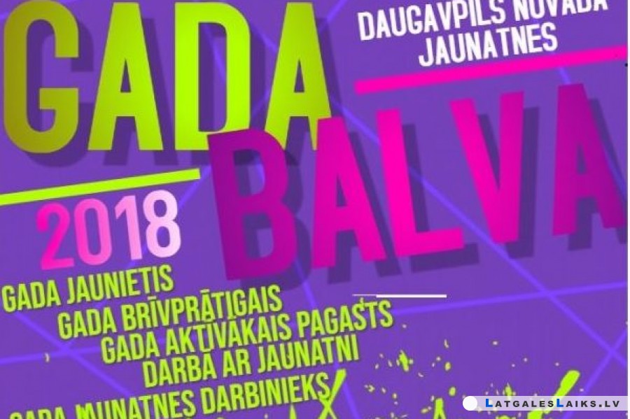 Daugavpils novada jaunatne apbalvos labākos