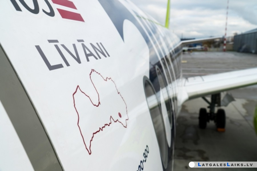 Līvānu vārdu var izlasīt lidostās