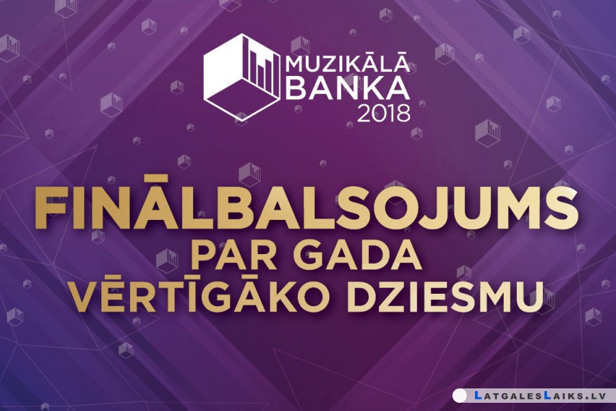 Ir sācies fināla balsojums par Muzikālās Bankas gada vērtīgāko dziesmu