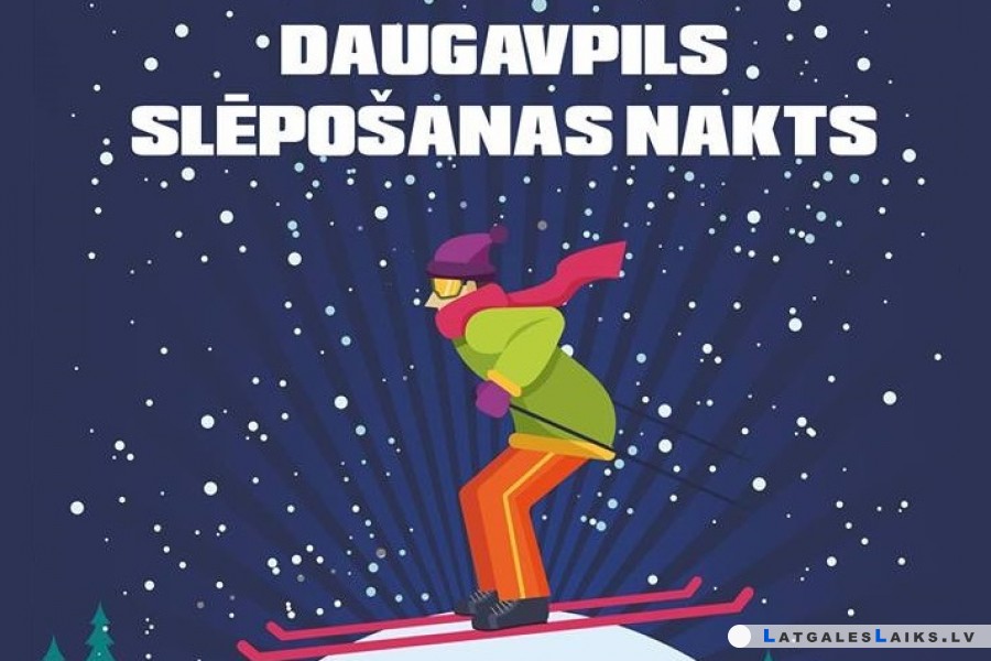Daugavpilī notiks nakts slēpojums