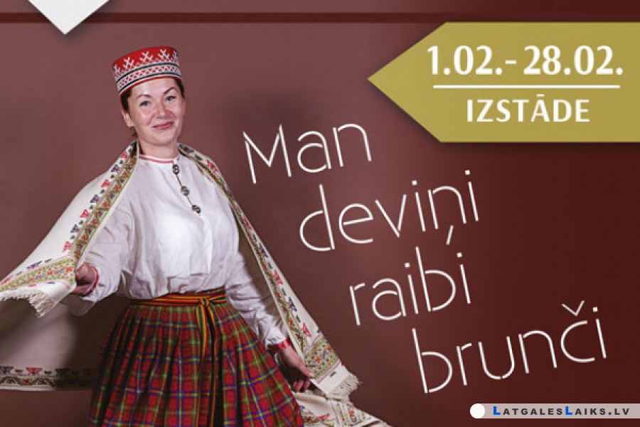Man deviņi raibi brunči