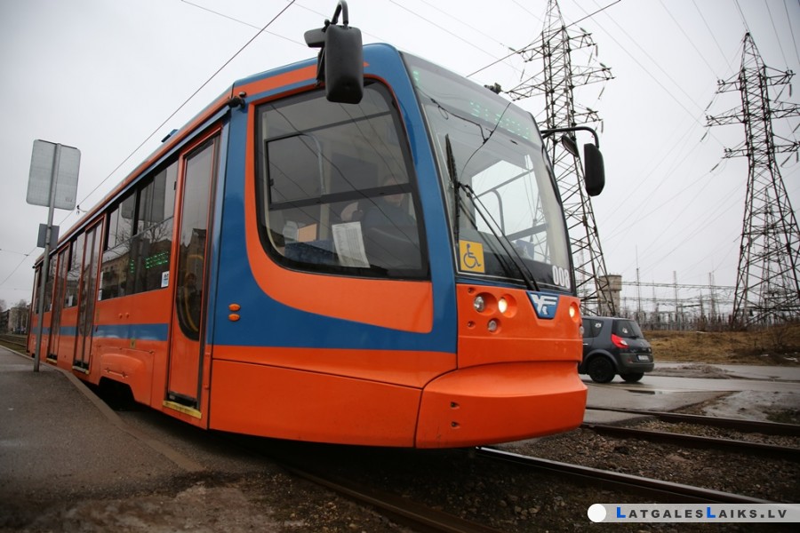 Maija vidū Daugavpilij varētu tikti piegādāti jaunie tramvaji