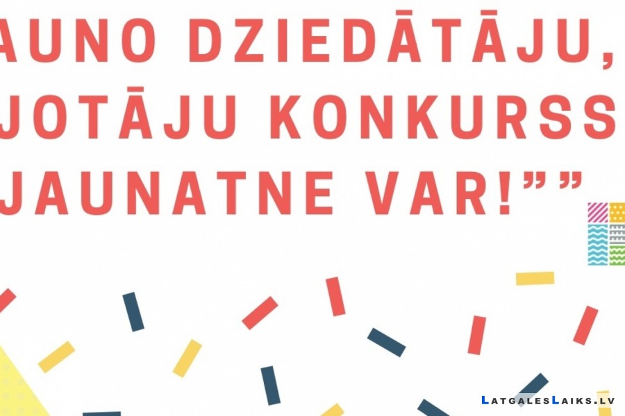 Aicina pieteikties konkursam  “Jaunatne var!”