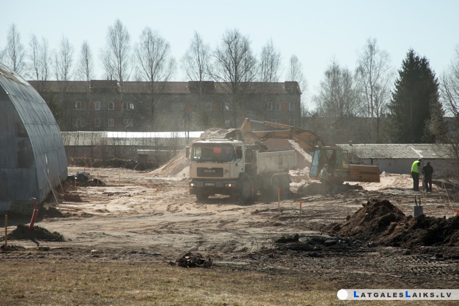 Krāslavā būvē atkritumu šķirošanas laukumu