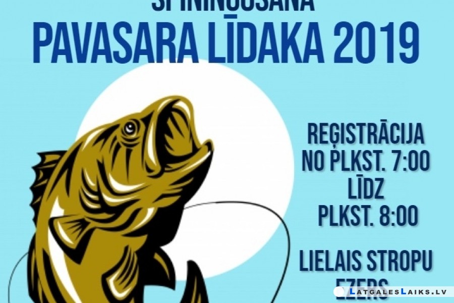 “Pavasara līdaka 2019” atklās jauno makšķerēšanas sezonu