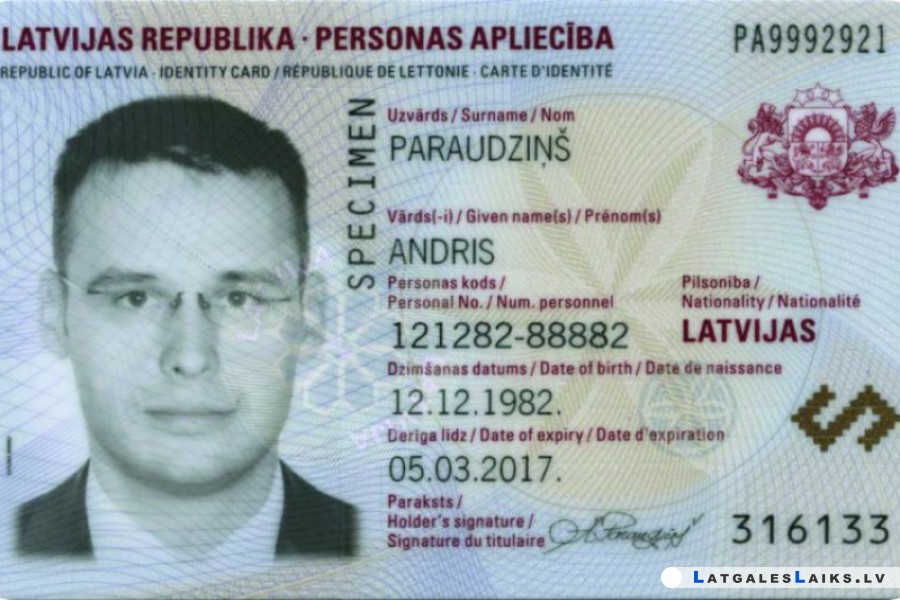 eID karti noteiks kā obligātu personu apliecinošu dokumentu