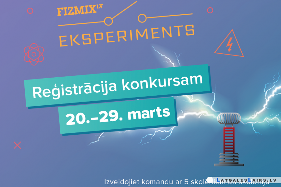 Skolu erudīcijas konkurss “FIZMIX Eksperiments”