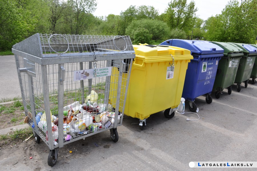 Daugavpilī izveidos jaunus šķiroto atkritumu savākšanas punktus