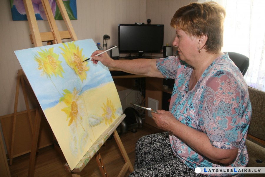Gleznošana dāvā prieku sev un citiem