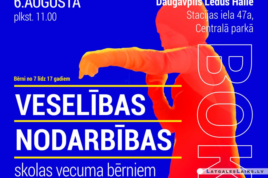 Bezmaksas boksa nodarbības bērniem