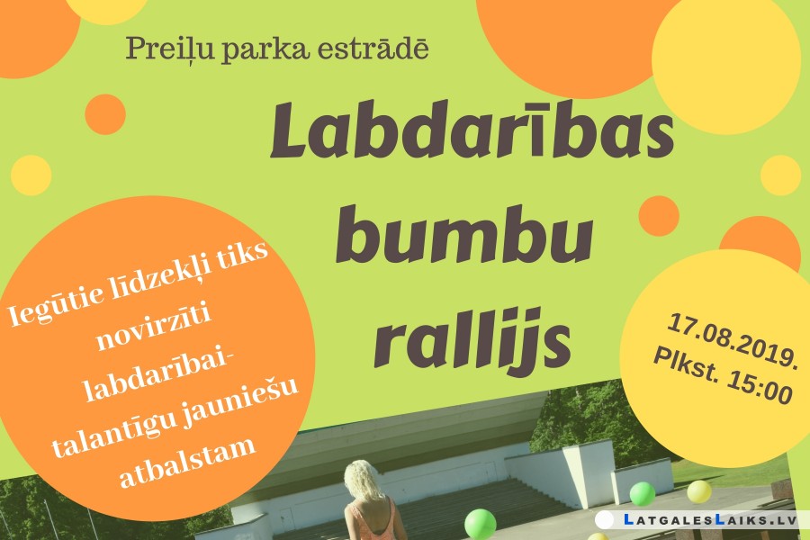 „Labdarības bumbu rallijs 2019” Preiļos