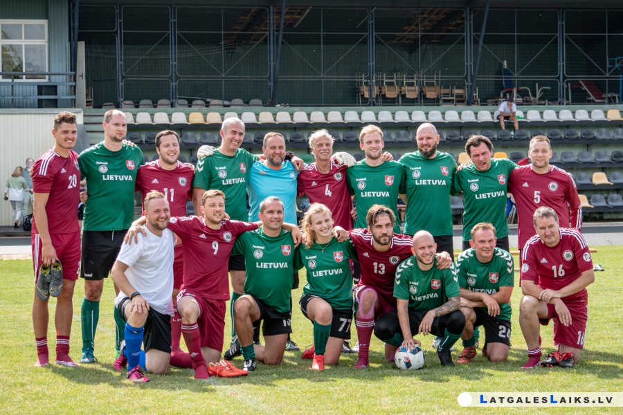 Preiļos aizvadīts starptautisks žurnālistu futbola turnīrs