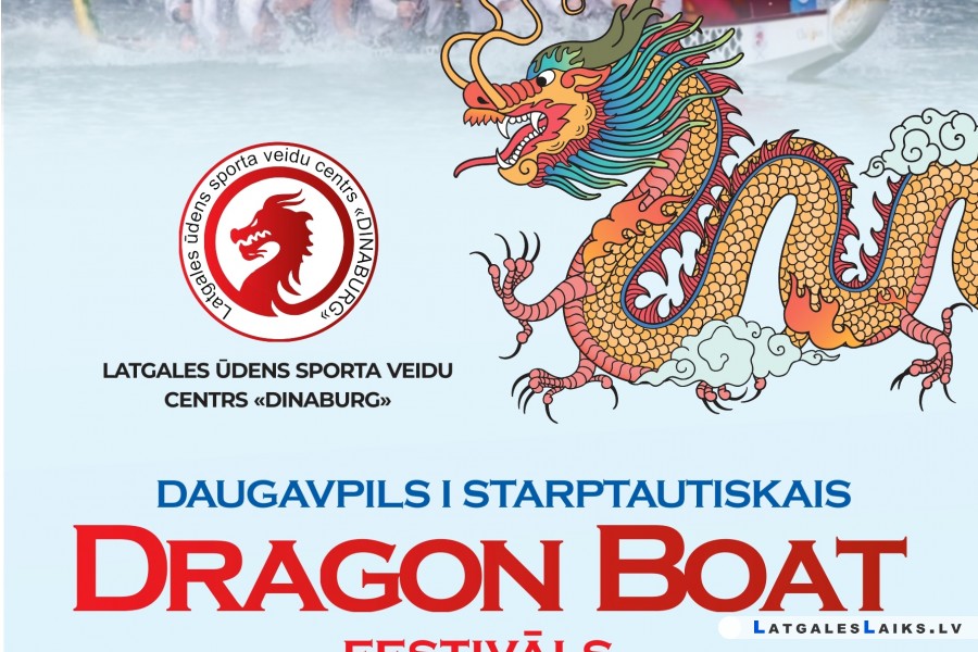 Pirmo reizi Daugavpilī notiks pūķu laivu festivāls “Dragon Boats”