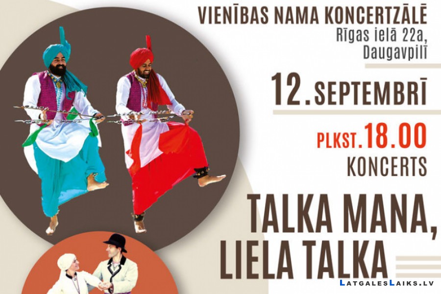 Izskanēs koncerts “TALKA MANA, LIELA TALKA”