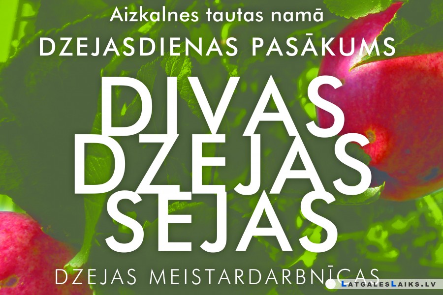 “Divas dzejas sejas” Raiņa Jasmuižā