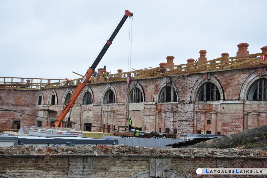 Daugavpils cietoksnī atdzimst Inženieru arsenāla ēka