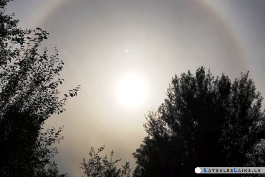 Daugavpilieši varēja vērot halo